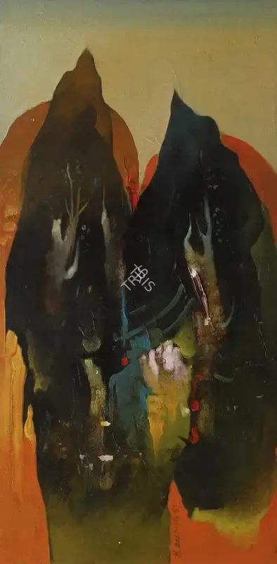 Bimal Dasgupta (Artist), Untitled, 1967, Painting