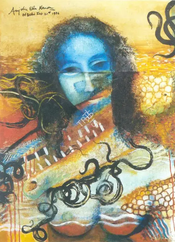 Anjolie Ela Menon (Artist), Xenobia, 1996, Painting