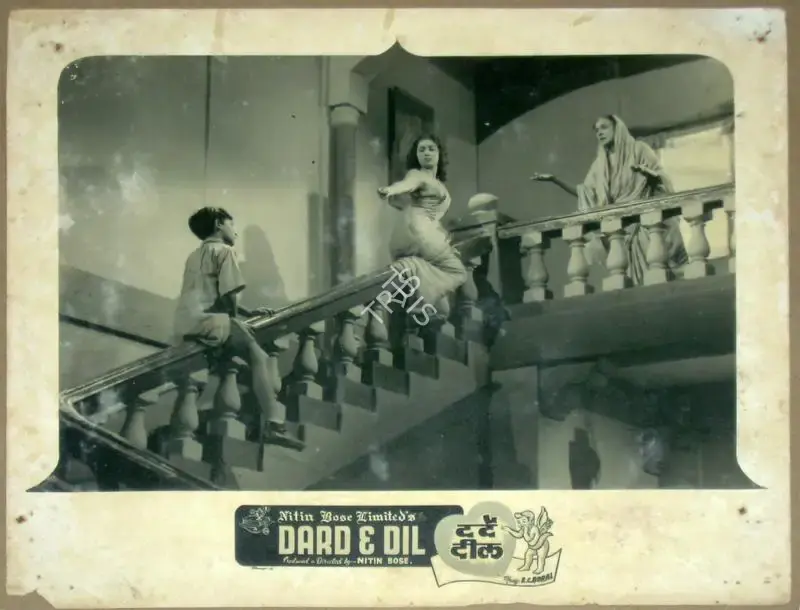Nitin Bose (Director), Dard E Dil, 1953, Lobby Card