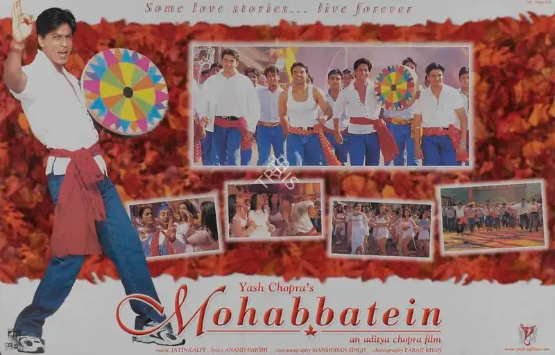 Yash Chopra (Producer), Mohabbatein, 2000, Lobby Card