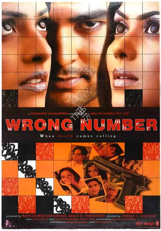 Manoj Chaturvedi (Producer), Wrong Number, 2003, Full Sheet Poster