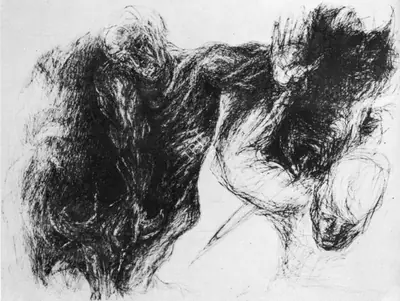 Nikhil Biswas (Artist), Combat 22, 1966, Drawing