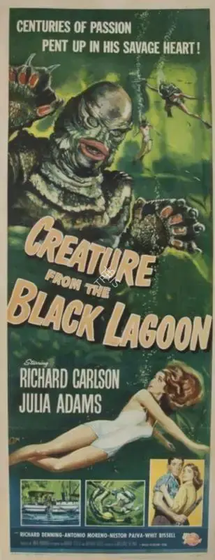 Jack Arnold (Director), Creature from the Black Lagoon, 1954, Poster