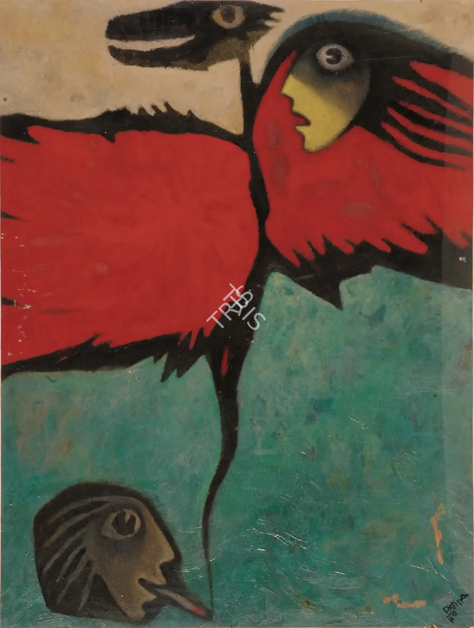 Prokash Karmakar (Artist), Untitled, 1970, Painting