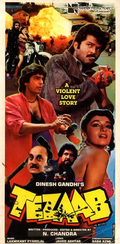 N. Chandra (Producer), Tezaab, 1988, Song-Synopsis Booklet