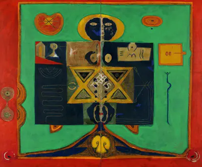 Prabhakar Barwe (Artist), Untitled, 1969, Painting