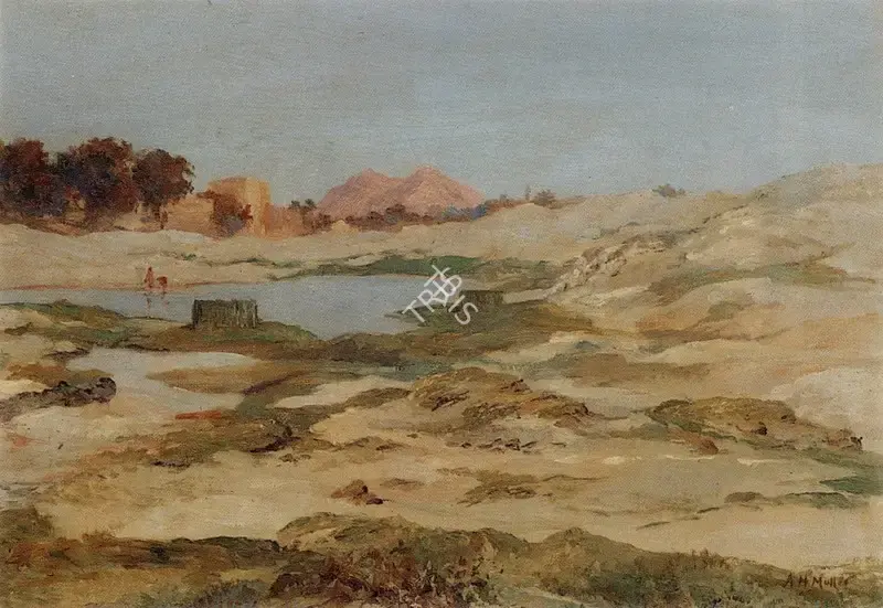 A.H. Muller (Artist), Landscape, Painting