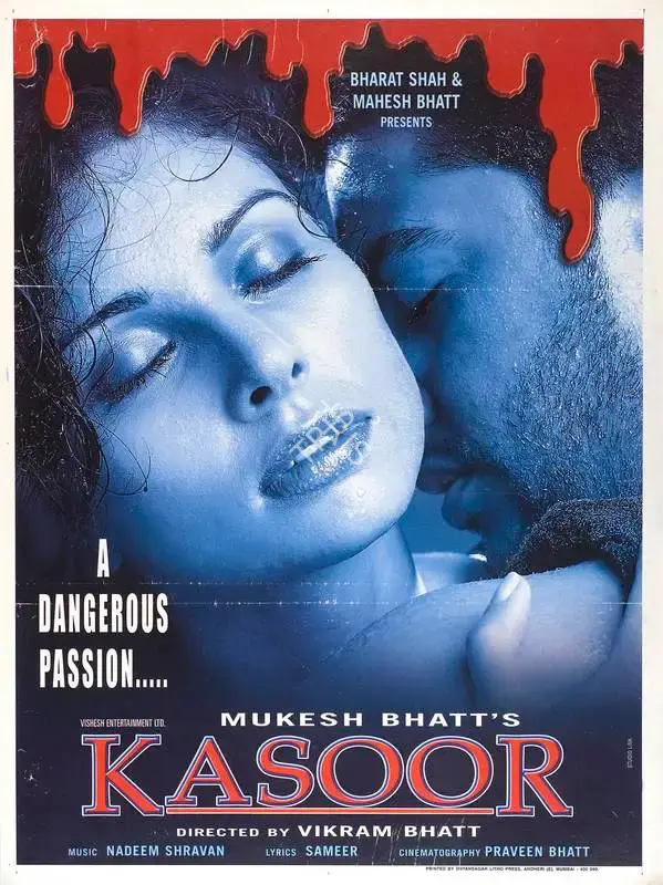 Mukesh Bhatt (Producer), Kasoor, 2001, Full Sheet Poster