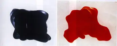 Jeram Patel (Artist), Black Form One, Painting