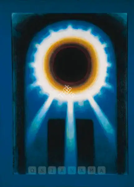 De, Biren (Artist). Untitled, 1974 | Painting, Os.Mum/30.06.09, 2009 · Osian's