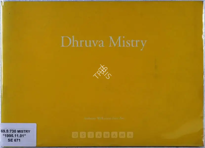 Dhruva Mistry (Artist), Dhruva Mistry, 1995, Solo Exhibition Catalogue