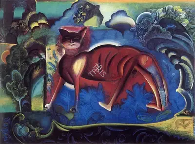 G.M. Sheikh (Artist), The Predator, 1992, Painting