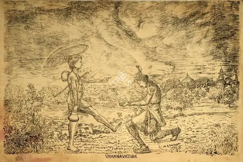 M.S. Sarma (Artist), Vamanavathar, Political Propaganda