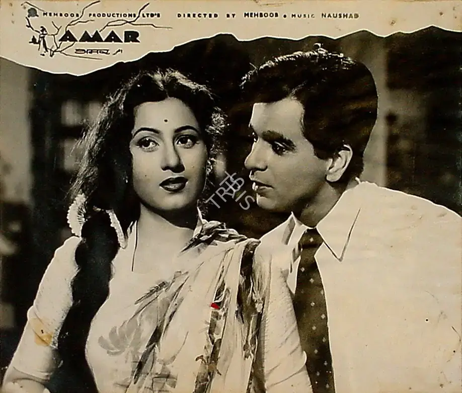 Faredoon A. Irani (Cinematographer), Amar, 1954, Lobby Card