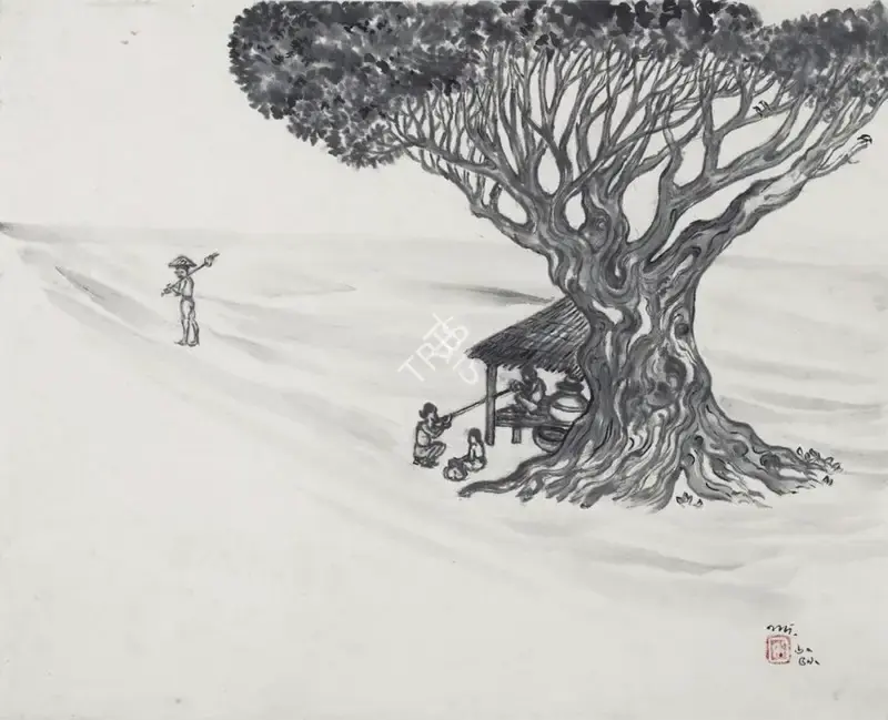 Nandalal Bose (Artist), Untitled, 1959, Painting