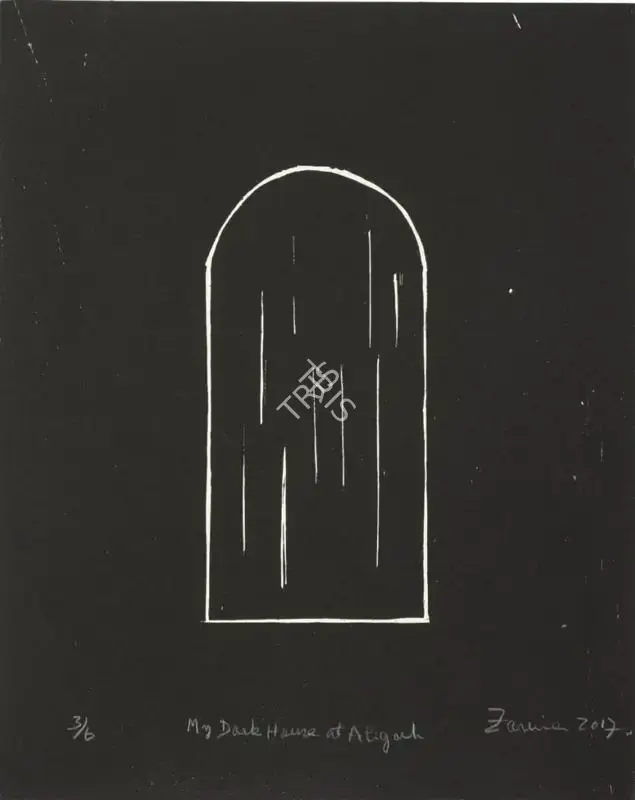 Zarina Hashmi (Artist), My Dark House at Aligarh, 2017, Graphic Art