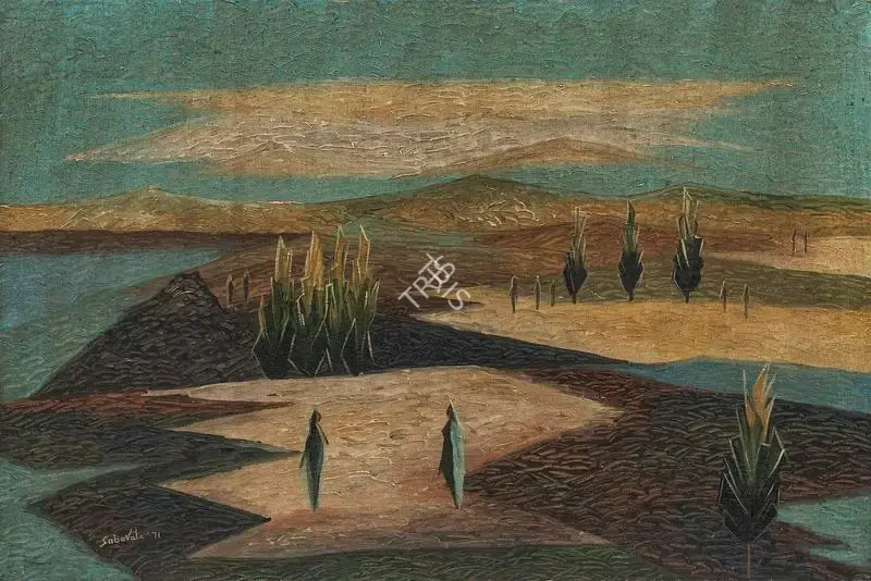 Sabavala, Jehangir (Artist). Untitled. Oil on Canvas, 1971 | Painting | FineArts | 00182419
