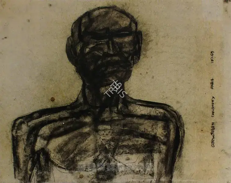 Jogen Chowdhury (Artist), Untitled, 1965, Drawing