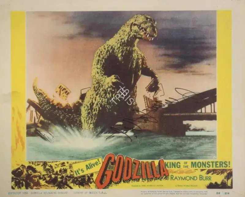 Masao Tamai (Cinematographer), Godzilla King of the Monsters, 1956, Lobby Card