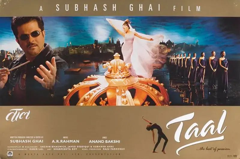 Kabir Lal (Cinematographer), Taal, 1999, Lobby Card