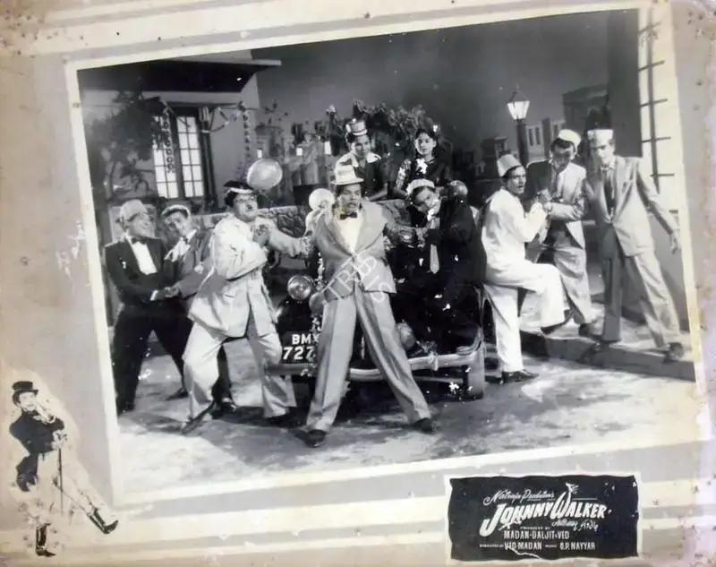 T.R. Joshi (Cinematographer), Johnny Walker, 1957, Lobby Card