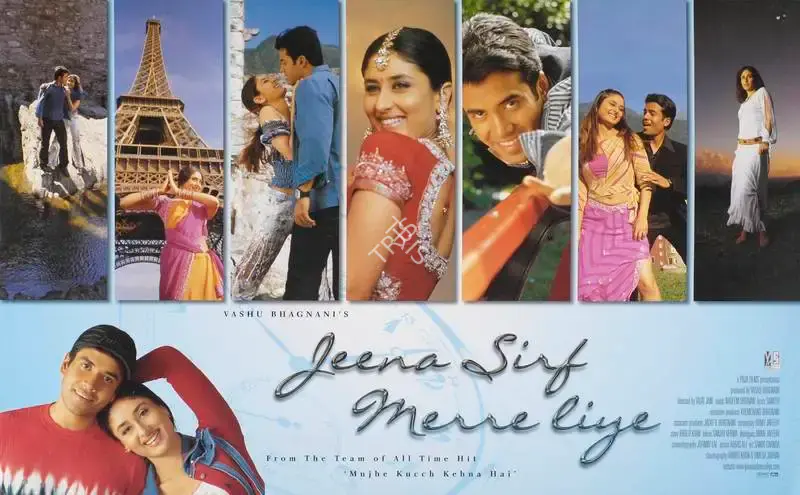 Vashu Bhagnani (Producer), Jeena Sirf Merre Liye, 2002, Lobby Card