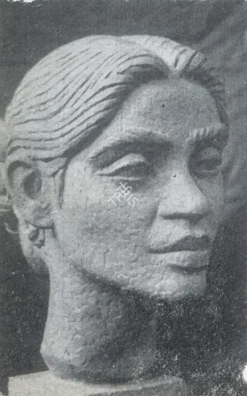Chintamoni Kar (Artist), Deepali, 1959, Sculpture