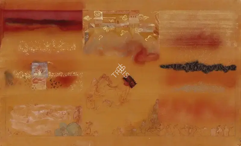 Nilima Sheikh (Artist), Dying Ravan, 2005, Painting