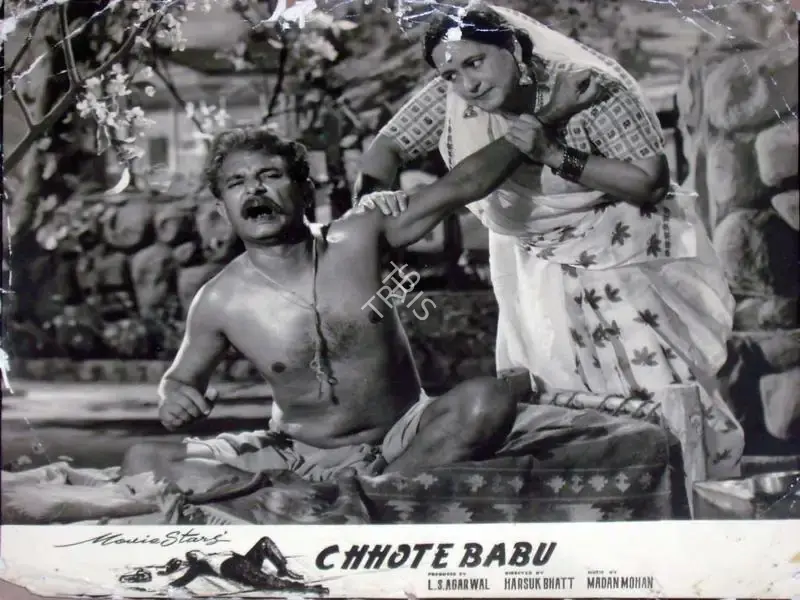 L.S. Agarwal (Producer), Chhote Babu, 1957, Lobby Card