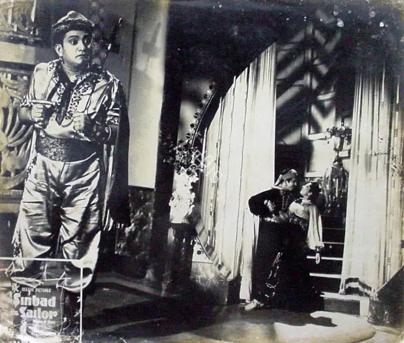 Nanabhai Bhatt (Director), Sinbad Jahaaji, 1952, Photographic Still