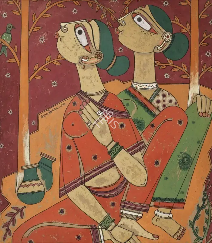 A.A. Almelkar (Artist), Untitled, 1977, Painting