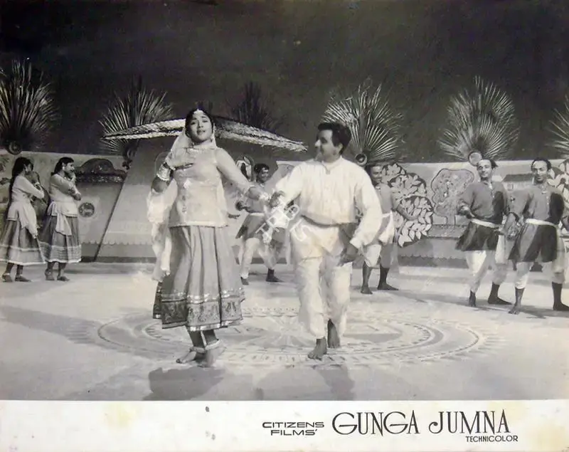 V. Babasaheb (Cinematographer), Gunga Jamuna, 1961, Lobby Card