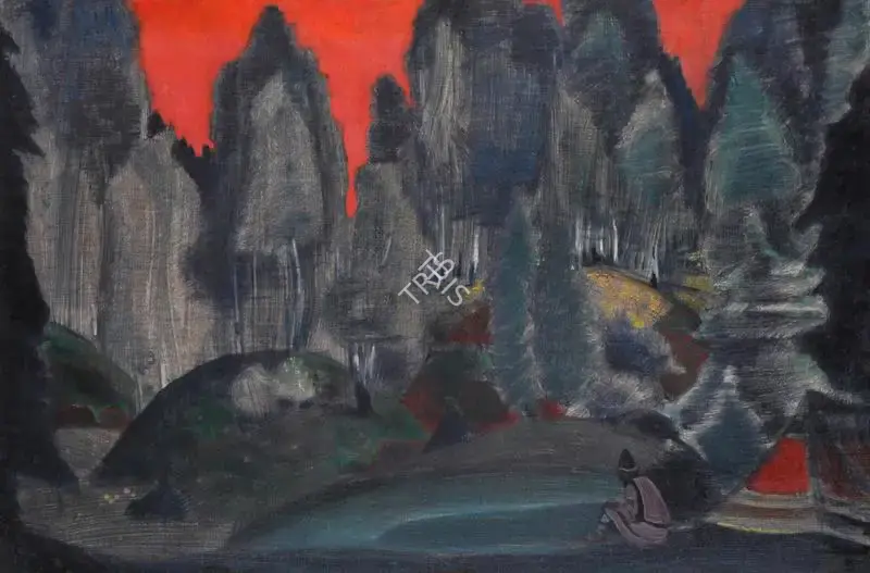Nicholas Roerich (Artist), The Snow Maiden (Stage Design), Painting