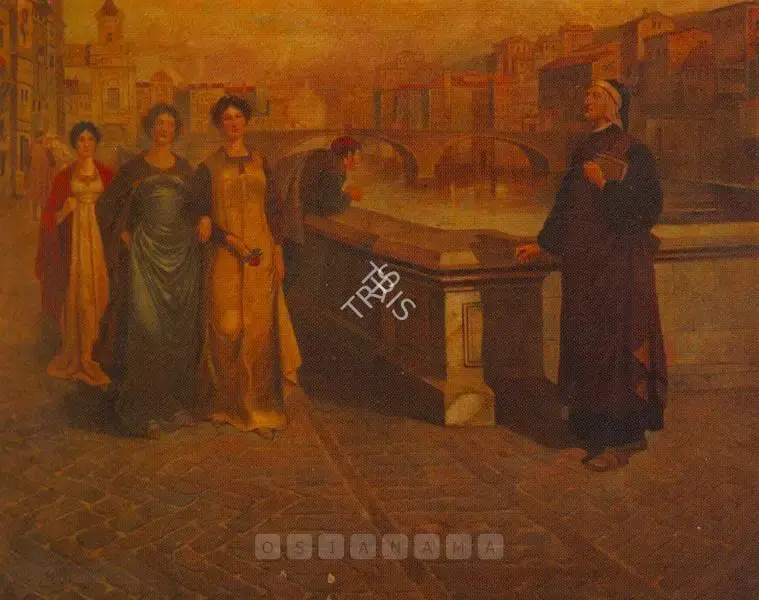 L. Howell (Artist), Dante In Florence, Painting
