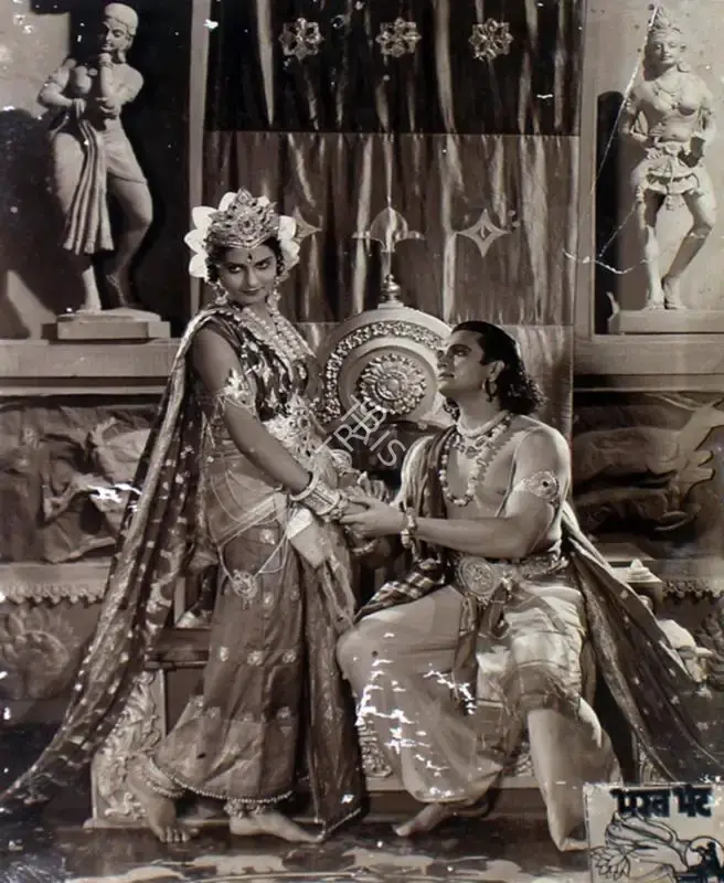 Vijay Bhatt (Director), Bharat Milap, 1942, Lobby Card