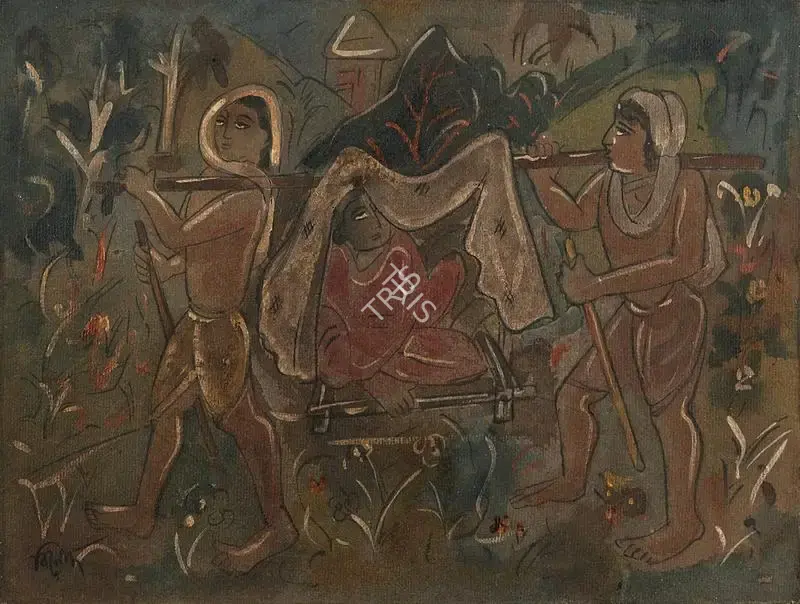 Mukherjee, B.B. (Artist). Untitled, n.d. | Painting, Os.Del/27.02.19, 2019 · Osian's