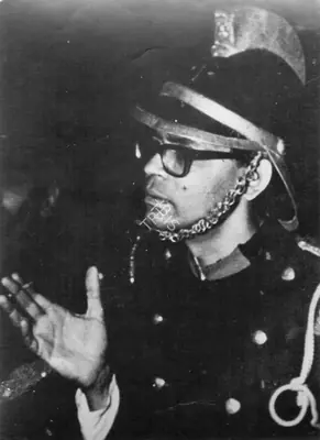 Unknown (Photographer), Ritwik in costume for the Gogol's Government Inspector, Photographic Still