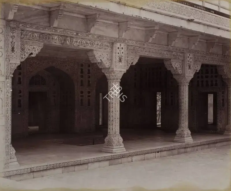Unknown (Photographer), Interior of the Zenana, Agra, 1901, Antiquarian Photograph