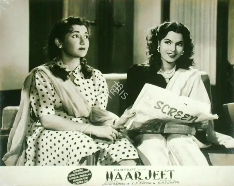 Jaggi Rampal (Director), Haar Jeet, 1954, Lobby Card