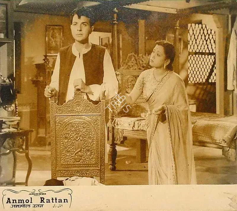 Ratanlal Nagar (Cinematographer), Anmol Rattan, 1950, Lobby Card