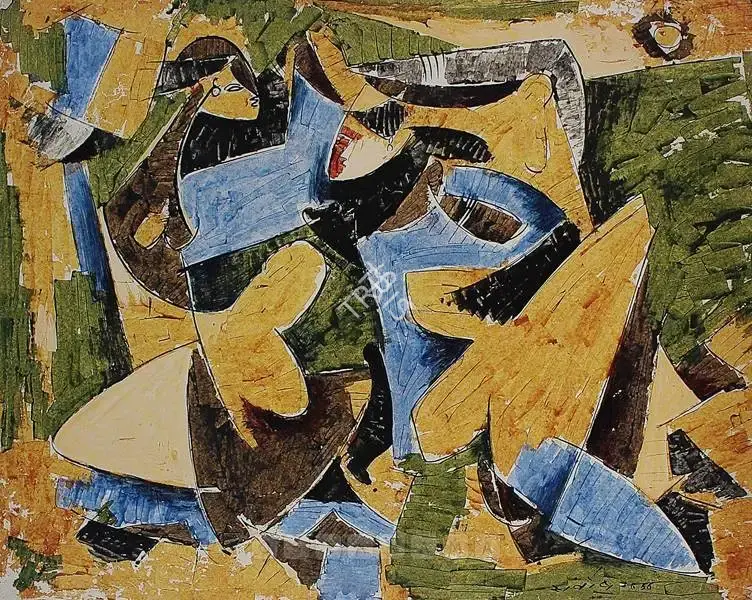 G.R. Santosh (Artist), Untitled, 1956, Painting