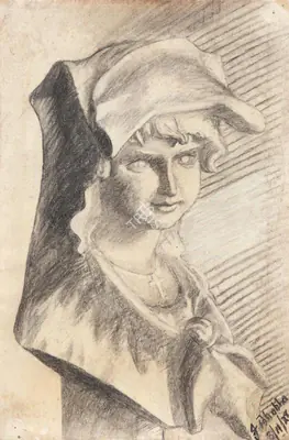 Jamshed Bhabha (Artist), Untitled, 1928, Drawing