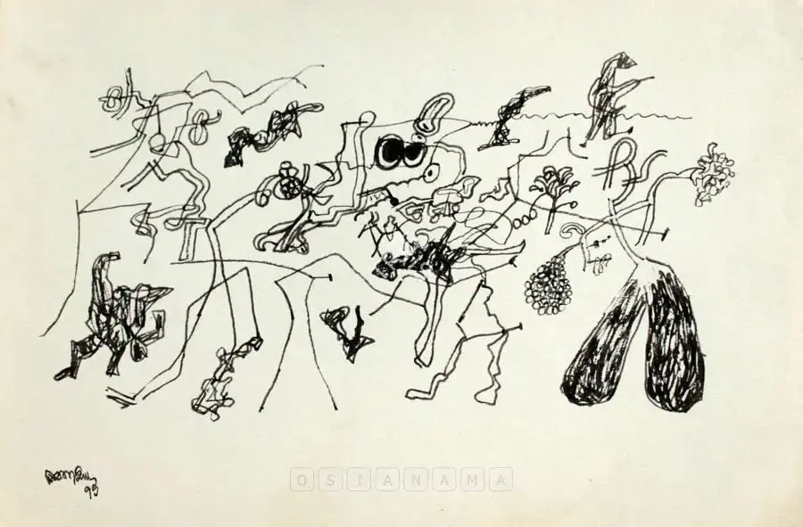 Himmat Shah (Artist), Untitled, 1995, Drawing