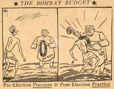 Basu Chatterjee (Cartoonist), Pre Election Percepts & Post-Election Practice, 1952, Cartoons