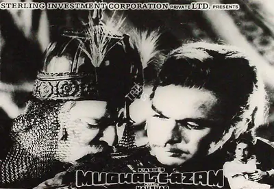 R.D. Mathur (Cinematographer), Mughal E Azam, 1960, Lobby Card
