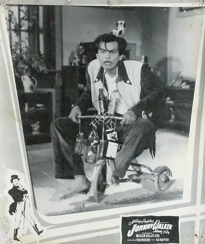 T.R. Joshi (Cinematographer), Johnny Walker, 1957, Lobby Card