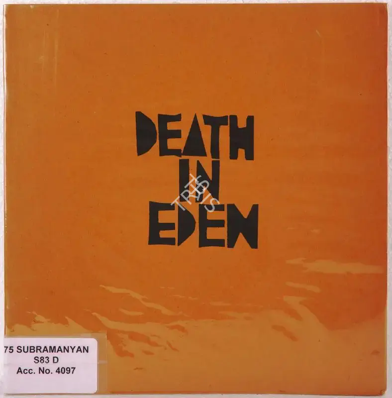 K.G. Subramanyan (Author & Illustrator), Death in Eden, 1996, Authored Book
