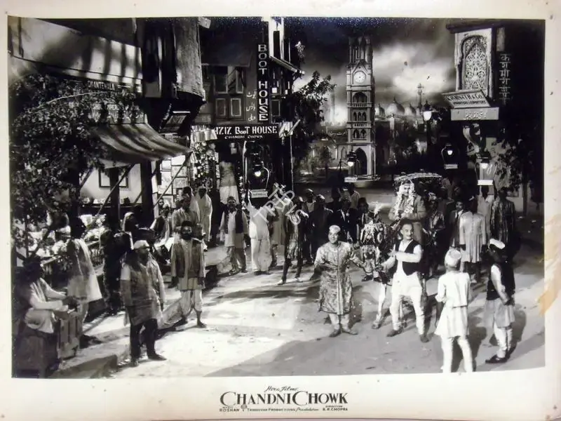 Keki Mistry (Cinematographer), Chandni Chowk, 1954, Lobby Card