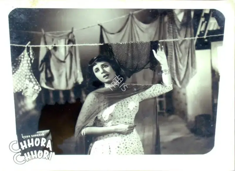 Kidar Sharma (Director), Chhora Chhori, 1955, Lobby Card
