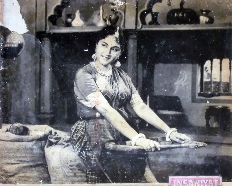 P. Ellappa (Cinematographer), Insaniyat, 1955, Lobby Card
